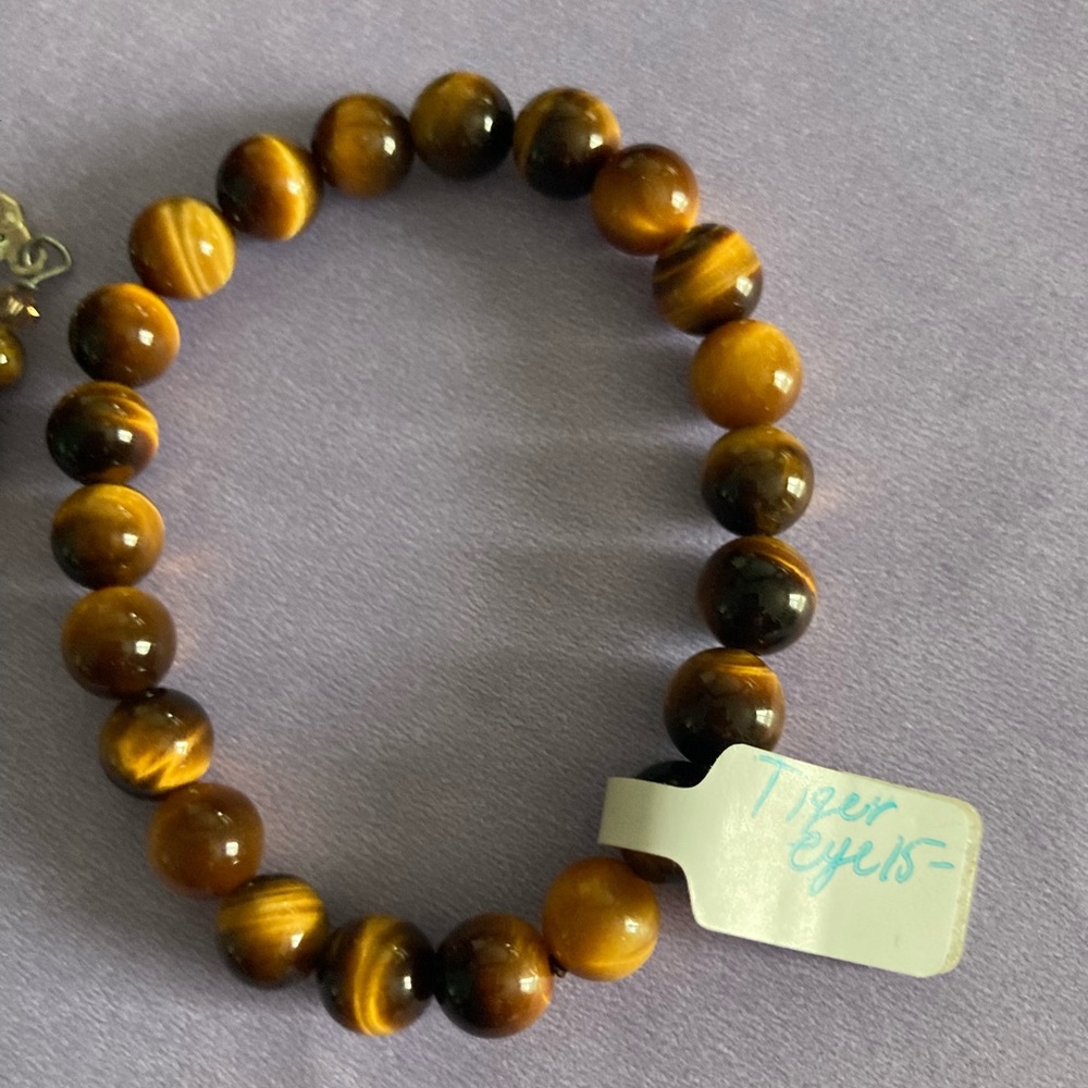 NWT handmade tiger eye bracelet